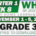 GRADE 3 Weekly Home Learning Plan (WHLP) Quarter 1: WEEK 8 (UPDATED)