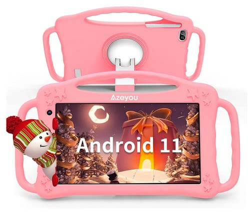 Azeyou WiFi Dual Cameras Android 11 Tablet for Kids