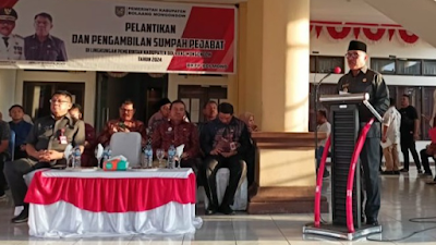 Pemerintah Kabupaten Bolaang Mongondow Menggelar Pelantikan Dan Pengambilan Sumpah ke sejSumlah Pejabat