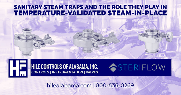 Sanitary Steam Traps and the Role They Play in Temperature Validated Steam-in-Place