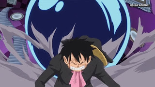 ワンピースアニメ WCI編 854話 ルフィ かっこいい Monkey D. Luffy  | ONE PIECE ホールケーキアイランド編