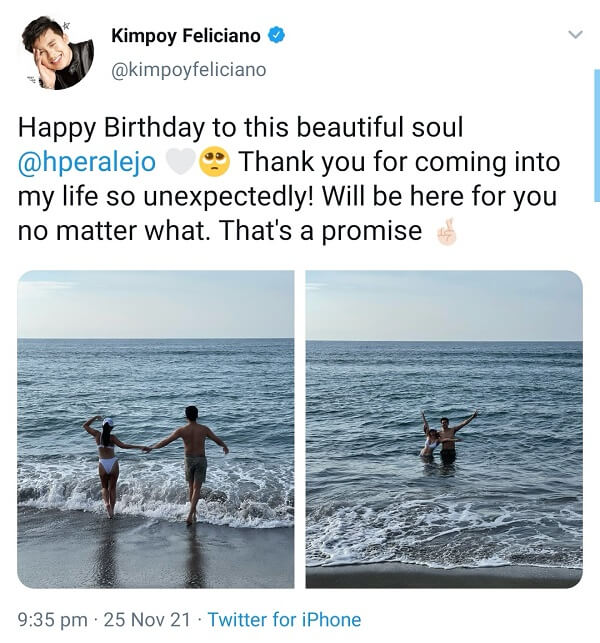 Kimpoy Feliciano Twitter Post 2