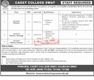 Government Latest Lecturer Jobs 2023 || Download Application Form || Apply Now