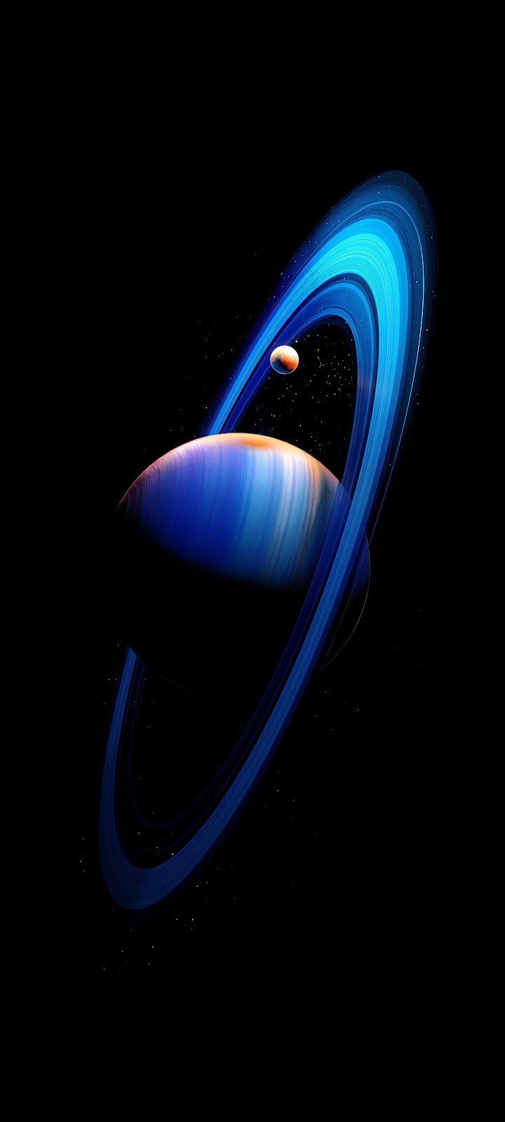 saturn amoled wallpaper 4k