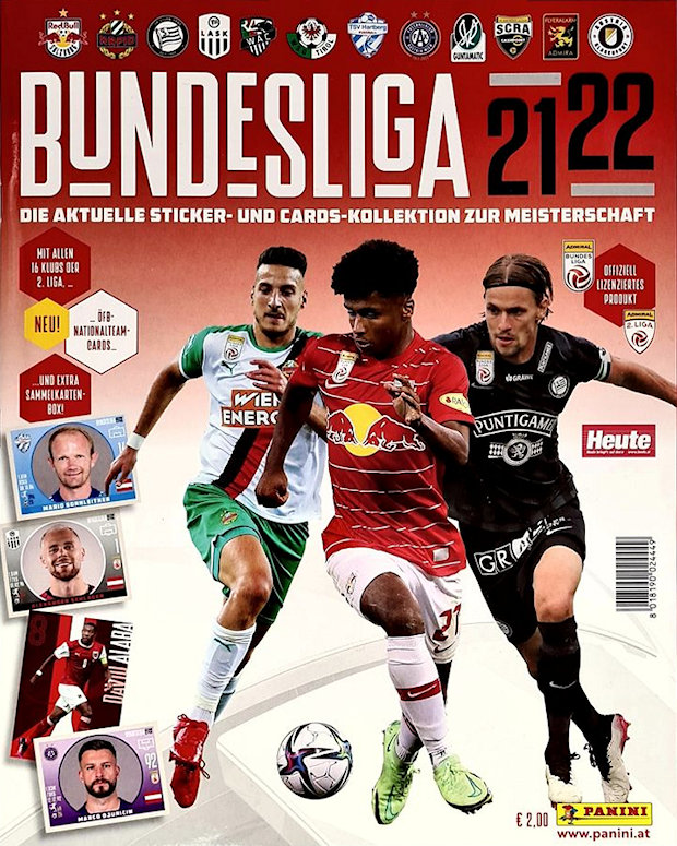 51 Panini Bundesliga Österreich 2019//20 Peter Michorl Sticker Nr