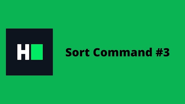 HackerRank Sort Command #3 problem solution