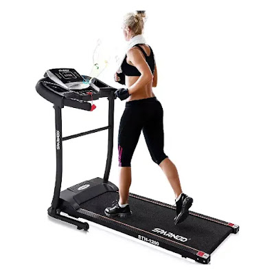 Sparnod Fitness STH-1200 Automatic Foldable Motorized Treadmill | Best Treadmills in India for Home Use | Best Motorized Treadmill Brands India