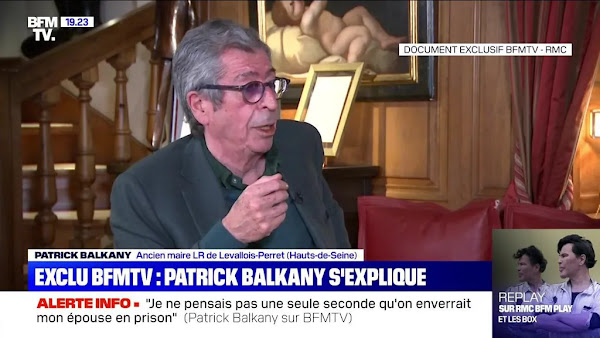 [VIDEO] Oups ! Cette discussion très gênante entre Patrick Balkany et Apolline de Malherbe que BFMTV a oublié de couper