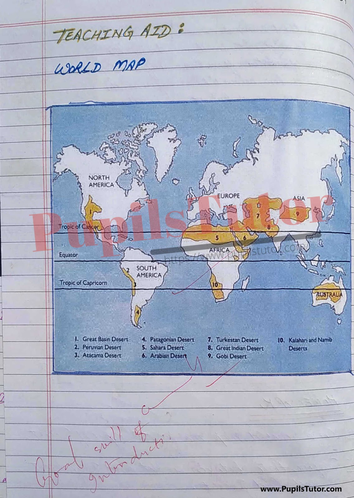 B.Ed Geography Lesson Plan For Class 6 PDF On Types Of Deserts  – [Page 6] – pupilstutor.com