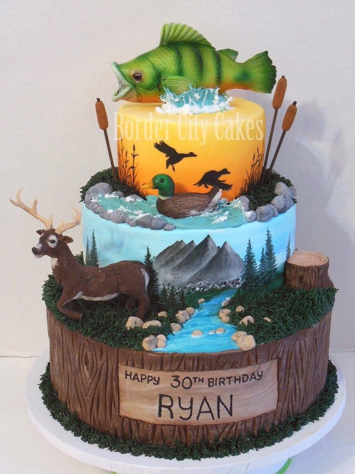 hunter birthday cake