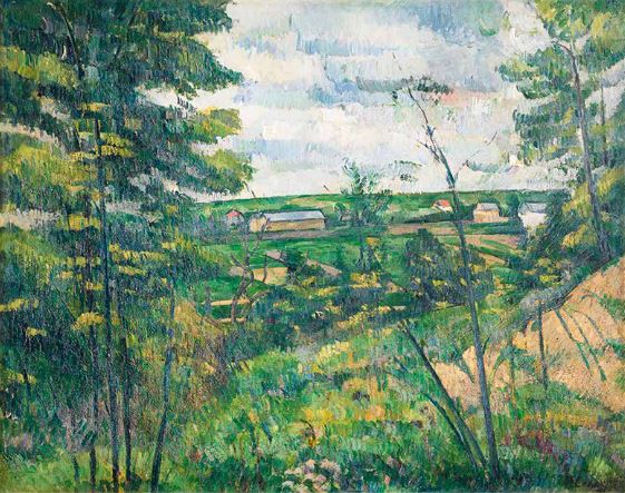 Paul Cézanne- La plaine de Saint Ouen (1880) - Collection particulière