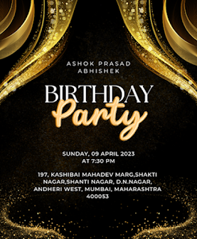 ashok prasad abhishek 38th Birthday celebration