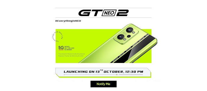 Real me GT Neo 2 Release in India