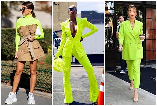 Colores de moda 2022 verde neón