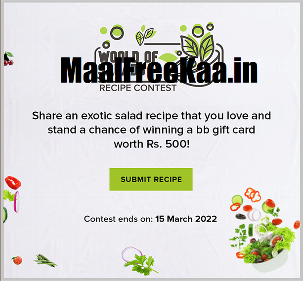 Share Salad Recipe And Win Prizes