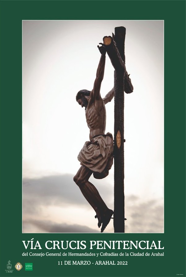  Cartel anunciador del Vía Crucis Penitencial de Arahal 2022
