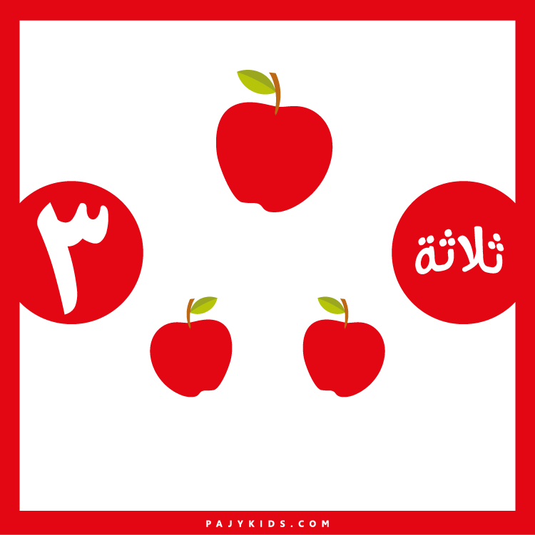 تعلم الاطفال الارقام العربية بالكروت التعليمية