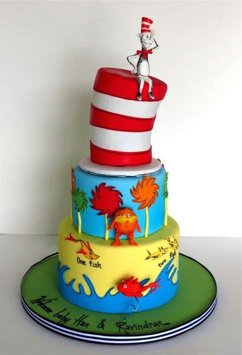 dr.seuss cake