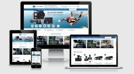Theme WordPress bán camera, phụ kiện công nghệ Camera4U