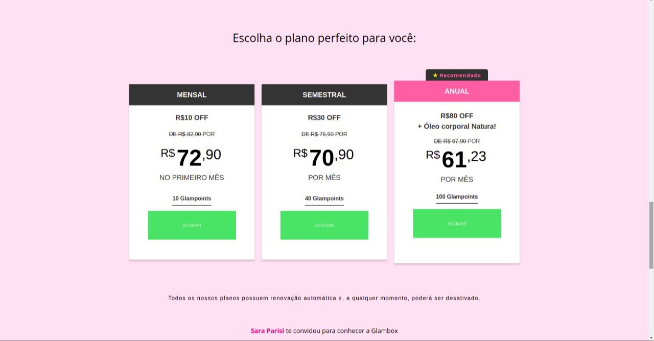 GLAMBOX SEREISMO JANEIRO 2022