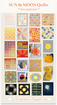 Free patterns!  Sun and Moon quilts (click !)