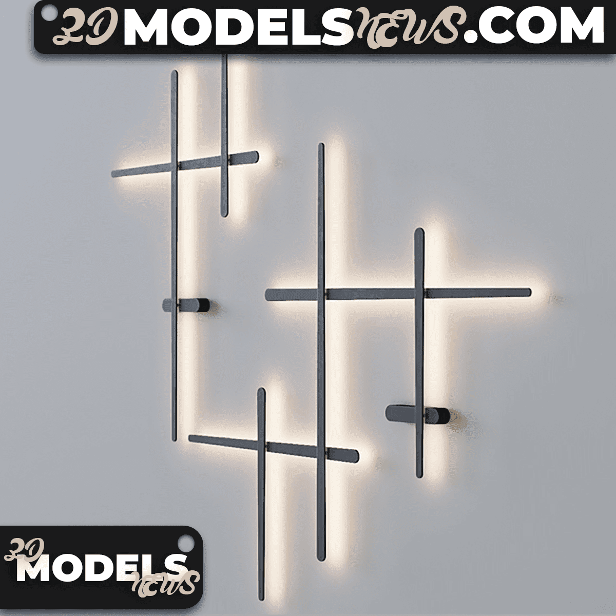 Wall light Model Sticks Centrsvet 3