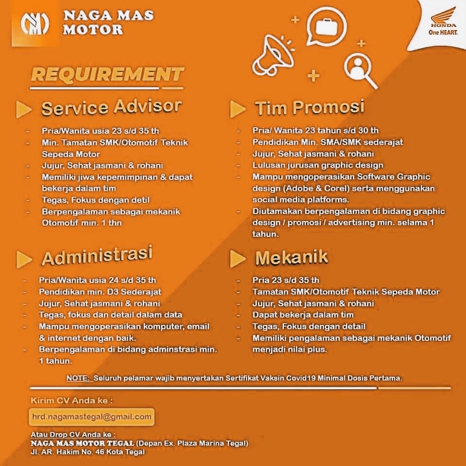 loker naga mas motor tegal