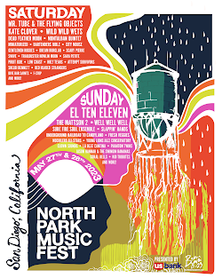 Promo code SDVILLE saves $10 per ticket to the North Park Music Festival This May 27-28!