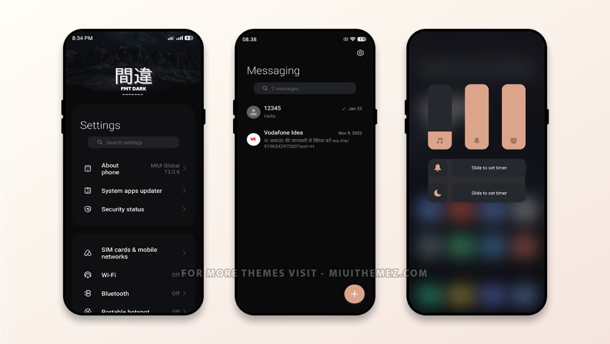FMT DARK LITE MIUI Theme