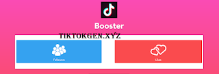 Tiktok booster : Get Free tiktok followers from tiktokgen.xyz