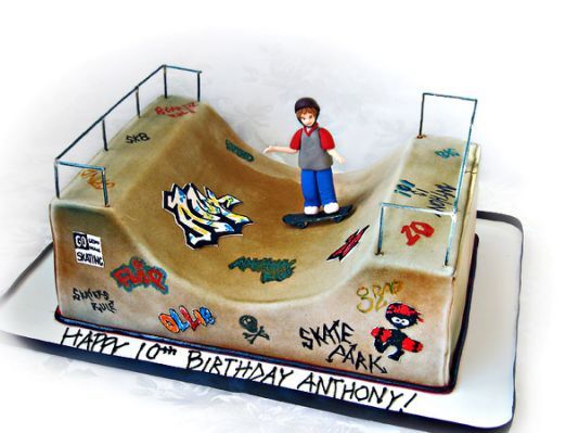 skateboard cake ideas