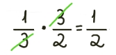 multiplicação de frações