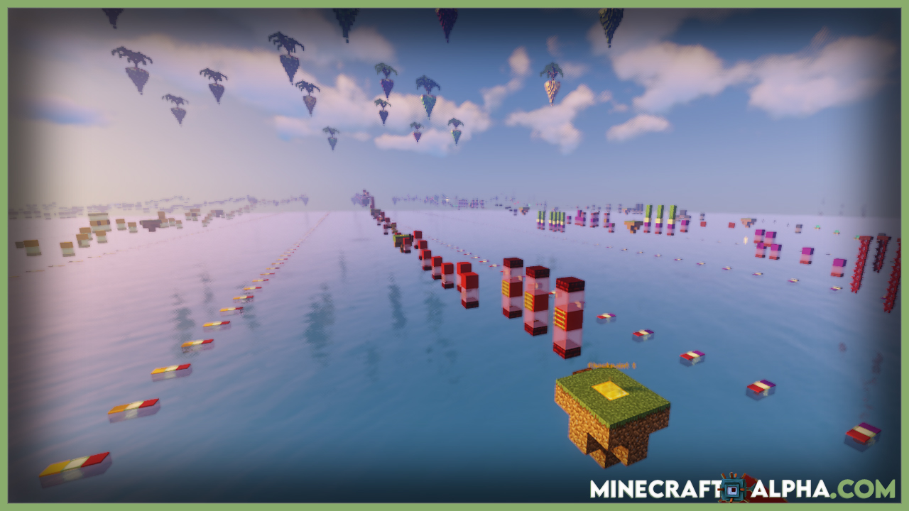 Minecraft Colored Parkour Map 1.17.1 Minecraft Colored Parkour Map 1.17.1