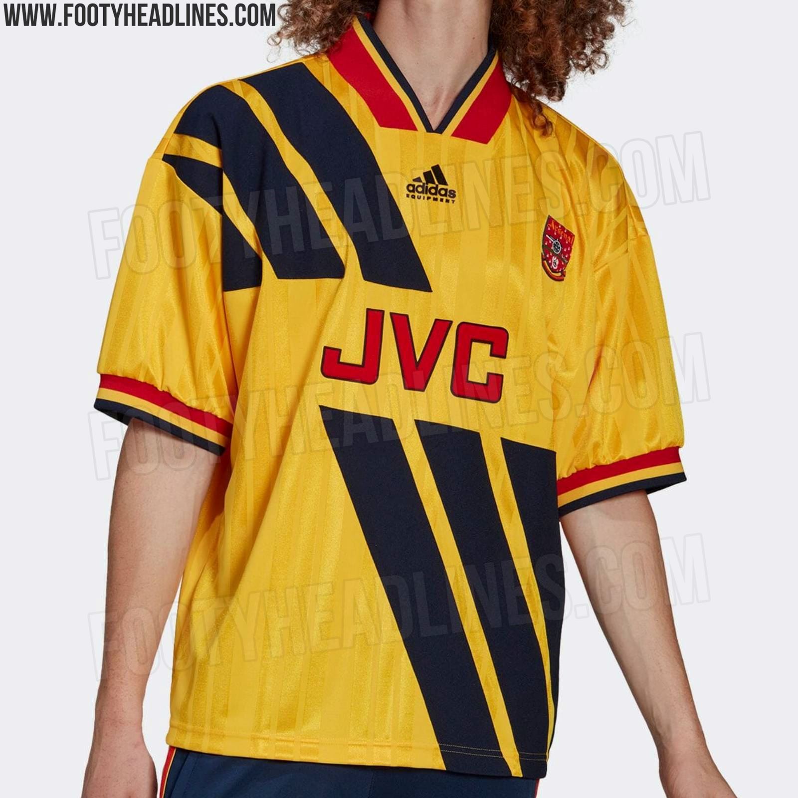 arsenal 1993 away kit