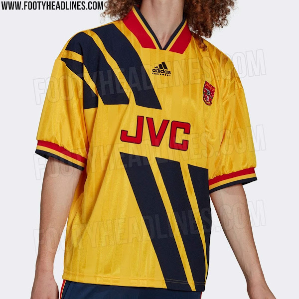 Arsenal 1993-94 Away Shirt Remake & Collection Released - Footy Headlines