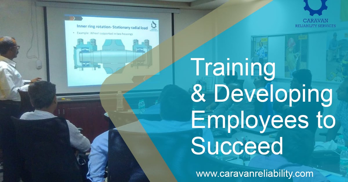 Training on machine maintenance | Caravan Reliability Services