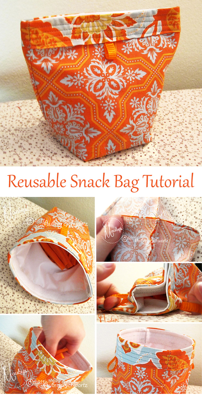 Reusable Snack Bag Sewing Tutorial