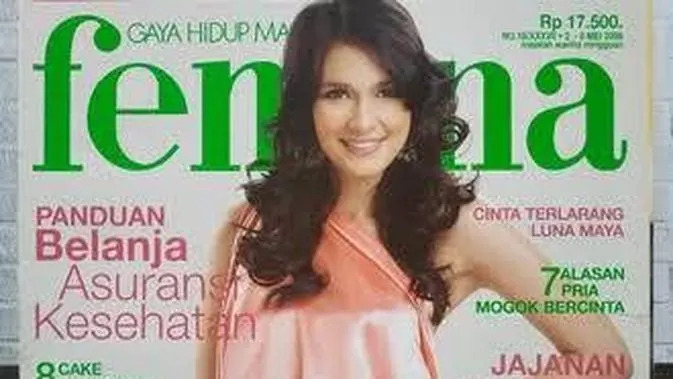 Foto Jadul Luna Maya saat Jadi Model Cover