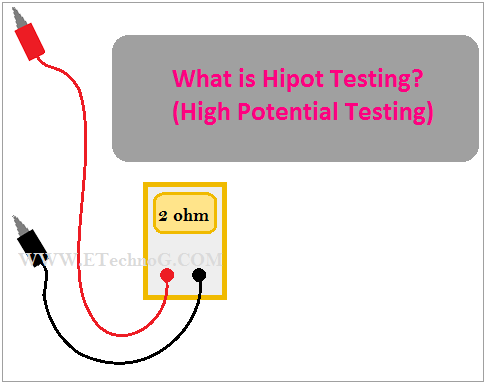 Hipot Testing, High Potential, High Pot