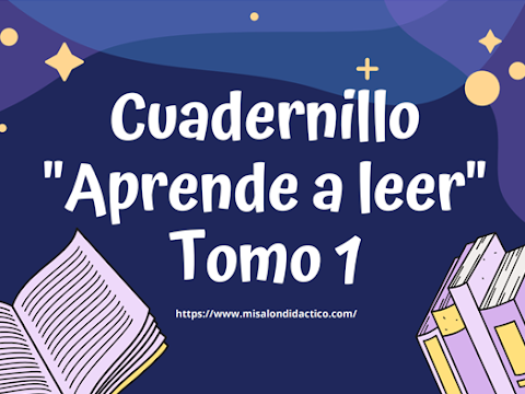 Cuadernillo "aprende a leer" tomo 1