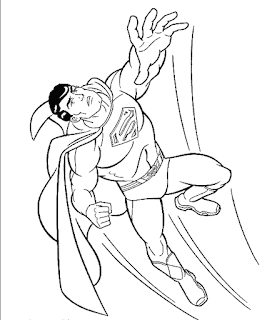 coloring pages to print - Superman