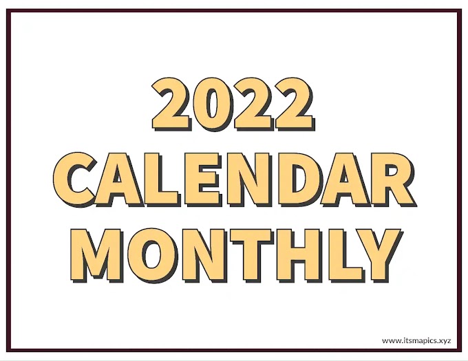 2022 Printable Calendar by Months - February, March, April, May, June, July, August, September, October, November, December 2022