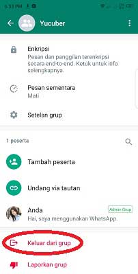 cara admin menghapus grup wa