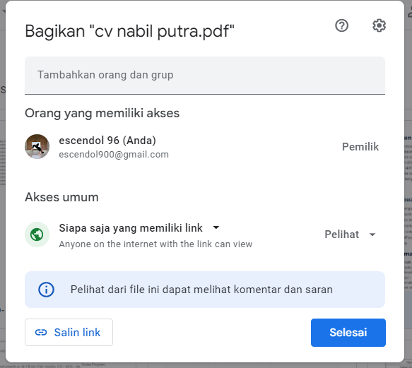 Disable Download Google Drive