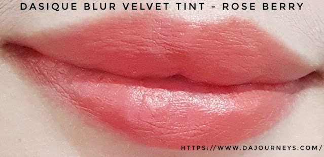 Review Dasique Blur Velvet Tint #3. Rose Berry