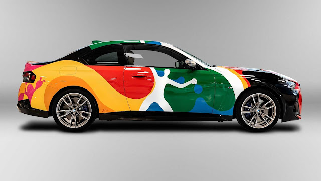 2022 BMW 2 Series Coupe M240i Becomes Colorful Art Car