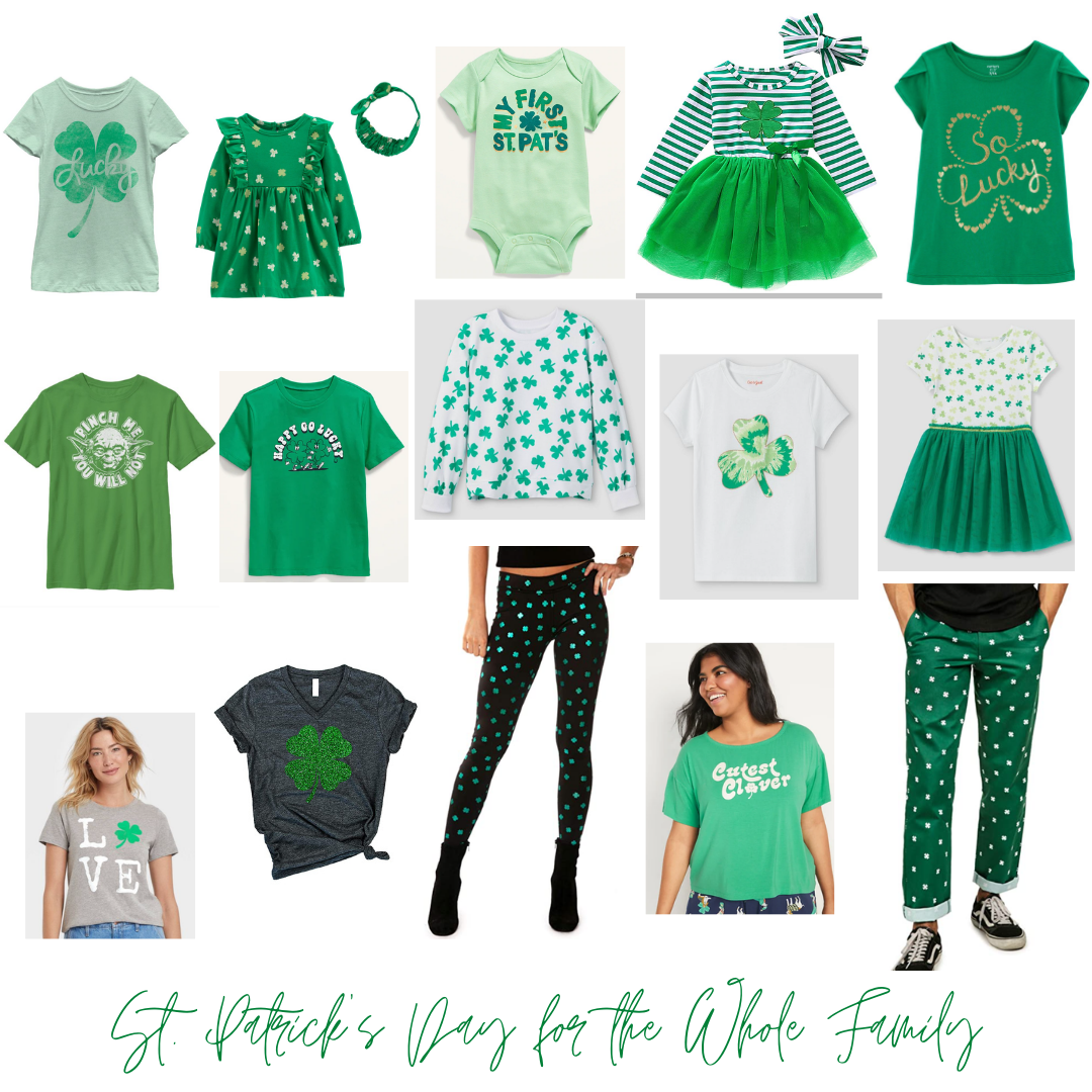 St. Patrick's Day Attire for the Whole Family