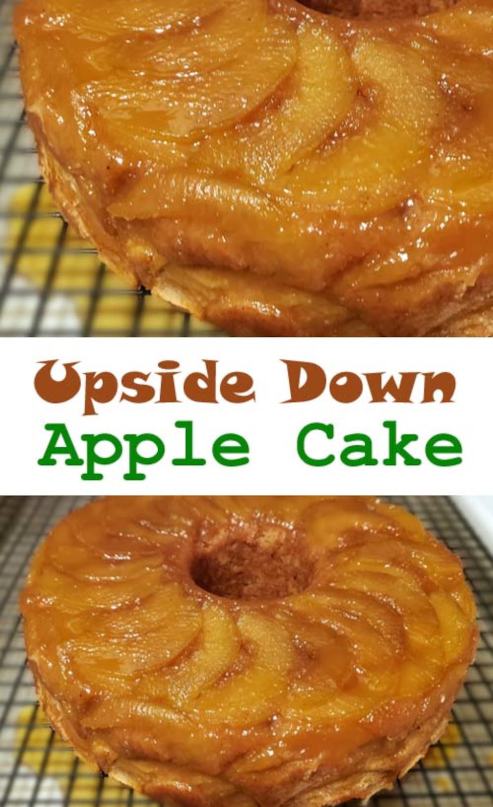 upside down apple cake