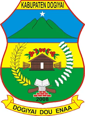 Logo / Lambang Kabupaten Dogiyai - Latar (Background) Putih & Transparent (PNG)