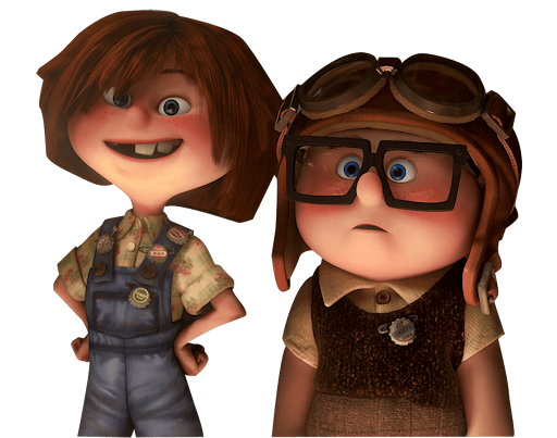 imagenes png de los personajes principales de up